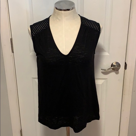 Banana Republic black lacy top - Picture 1 of 3
